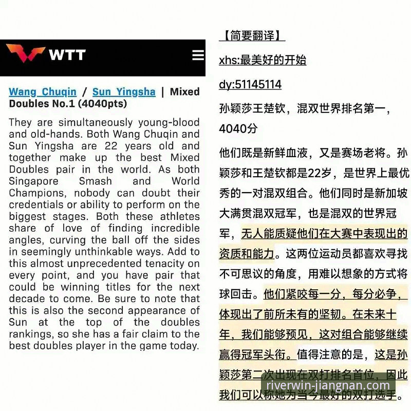 江南体育靠谱吗iOS版 孙颖莎的稳定控制vs帕拉南的借力突击:一场技术风格的典型对局解析